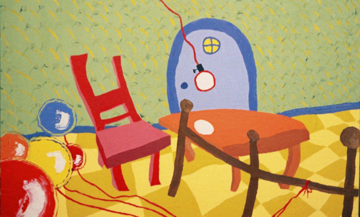LIVING SPACE 2 1971, Oil On Canvas N/A