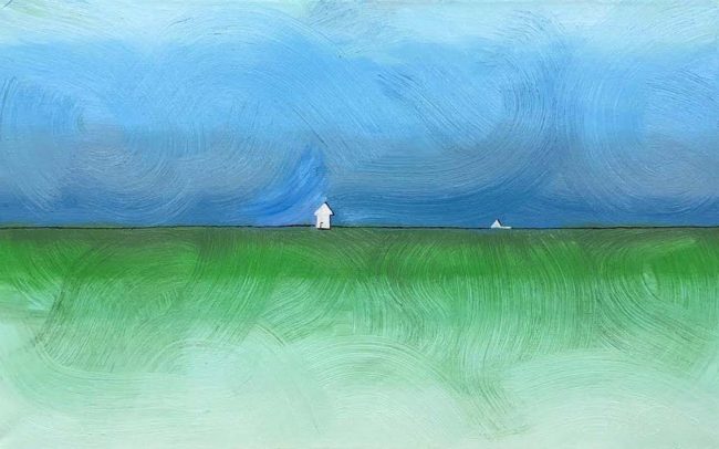 'Living Space 6', 2025 oil 67.5cm x 41cm